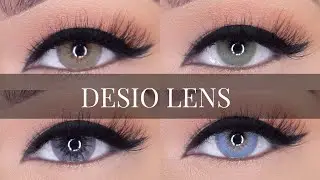 DESIO LENSES ON DARK BROWN EYES (PART 2) | 4 COLOURS