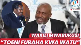 MWABUKUSI ATEMA CHECHE MBELE YA DKT. NCHIMBI