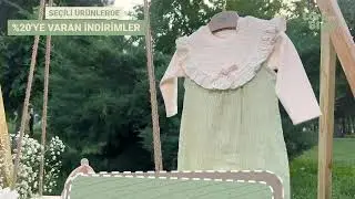 Lora Bliss Love of The Bowl Kız Bebek Salopet Tulum | Fırfırlı Yaka Detaylı, Uzun Kollu, Yeşil