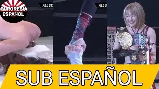 &iexcl;Syuri derrota a Mayu Iwatani y se convierte en campeona IWGP! | Sub Espa&ntilde;ol | All Star Queendom.