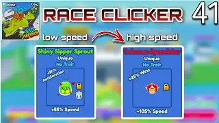 WHAT IS TOP SPEED | Crimson Speedster 55% - 105% PET | RACE CLICKER & EP-41 (HMJ 10 Roblox)