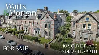 Walk-through property video tour of 10a Clive Place - Penarth