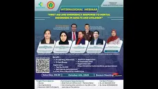 INTERNASIONAL WEBINAR &ldquo;First Aid and Emergency Response To Mental Disorders In Adults and Childrens&rdquo;