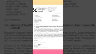 international conveyors Ltd share latest news | buyback of equity shares meeting date update