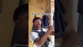 Estudar de manh&atilde;: 😭 estudar de tarde: 😕 ESTUDAR INTEGRAL: ☠️ kakakakak #shorts