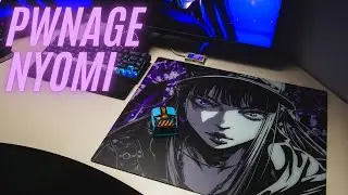 БЕЗУМНЫЙ стеклянный коврик для мыши с ПОТРЯСАЮЩИМ РИСУНКОМ! &mdash; Обзор Pwnage Nyomi