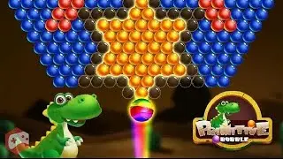 Primitive Bubble Shooter 🦖 Game 48 ✨ You should Try #bubbleshooter #games #gamingwithsam