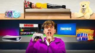 I Built a Hidden Gaming Setup/Room in my House With Brothers! ($10,000)