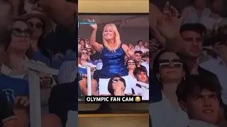 Breaking making an early #olympicgames debut in the stands 😂 #breaking #paris2024