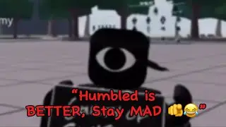 Humbled meat rider tries to “humble” me. @Upside_rblx