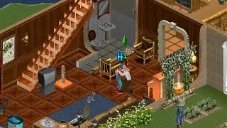 The Sims 1 | Johnny Burb Spending the Weekend at Grandpa's Home (Chill Longplay, No Commentary)