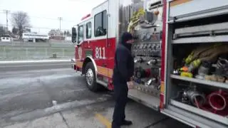 A Day in the Life at Napoleon Fire Station - Checking the Equipment
