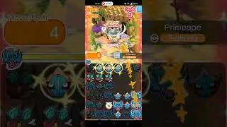 Pokemon Shuffle - Main Stage UX 344 Primeape (Itemless)