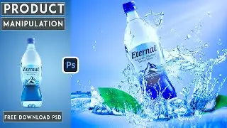 Easy Photo Manipulation in Photoshop | Water Bottle