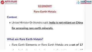 Rare Earth Metals