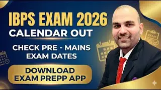 IBPS Calendar 2026 Calendar Out | Bank Exam Calendar 2026 Out #IBPSCalendar2026 #BankExams2026 #IBPS