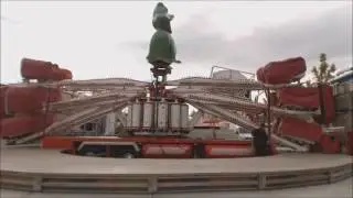 FAIRGROUND BUILD UP Kyle Taylor's CRAZY FROG complete build up timelaps