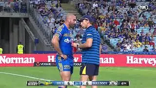 2016 NRL Round 3: Tim Mannah injured in first game back from injury for the Parramatta Eels