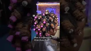 🎋❤️ How to achieve beautiful loc curls using perm rods by @pstyles3.