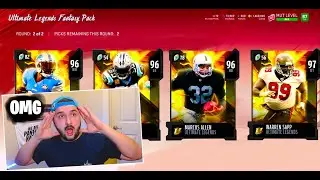 2 FULL ULTIMATE LEGEND PULLS!! NEW JULIUS PEPPERS AND MARCUS ALLEN!! - Madden 20 Pack Opening
