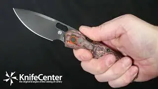 Vosteed Knives TuffKnives Psyop Top Liner Lock Front Flipper Knife