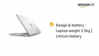 Dell Inspiron 7570  i5 8th Gen 15.6-inch FHD Laptop(8GB/1TB HDD+128GB SSD/4GB Graphics/Silver/2.5kg)