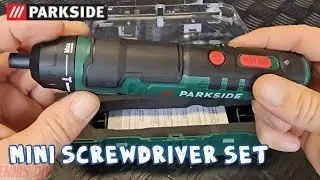 PARKSIDE Cordless 4v mini screwdriver set