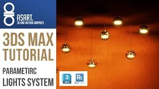 3Ds Max and Rail Clone Tutorial | How to create a parametric Lights System.