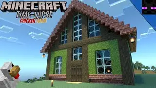 Building a Stunning Mossy Chicken Farm~ A Minecraft Timelapse