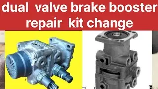 dual valve brake booster repair full kit change kaise Karen #automobil#mechanic#settings#brake#truck
