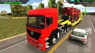 Heavy Truck Simulator - Crane Transport Truck | Truck Driving Games - Android iOS GamePlay FHD