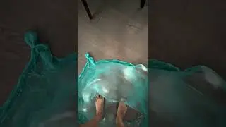 Stepping on slime! (The jump was kind of bad)
