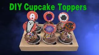 DIY Halloween Cupcake Toppers 🎃 | Easy Cricut & Paper Craft Live! - Crafting Unscripted