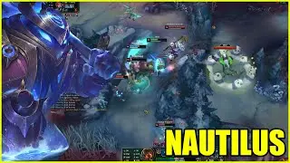 ناتيلوس⚓لما يبقى معاك🧠ميد بس سبورت🔥تخطيط عالى | League of legends
