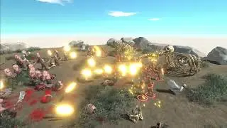 Animal Revolt Battle Simulator - Headless Hulk vs Achilles Hunter Gaming