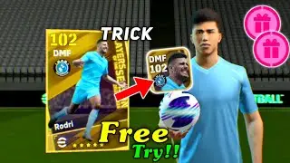 Trick To Get 102 Rated Rodri From Pots English League In eFootball 2024 Mobile