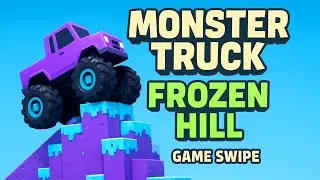 Fancade Monster Truck 🧊 Frozen Hill Challenge | Epic Ice Level | Gameplay 