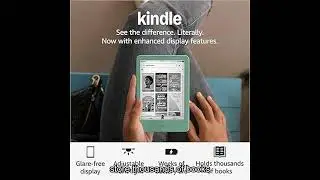 Experience Enhanced Reading with the Newest Amazon Kindle 16GB: Compact Design Faster Page Turns Hig
