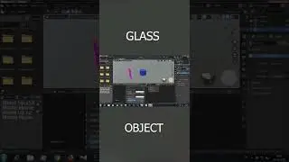 Create glass object in blender timelapse tutorial 