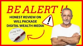 WILL PACKAGE - DIGITAL WEALTH MEDIA ⚠️ALERT⚠️ How To Make Your Last Will And Testament| Is It Legit?