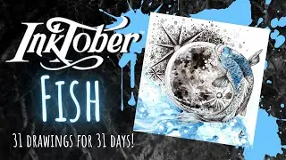 Day 1: &ldquo;FISH&rdquo; | Inktober 2020 | Drawing Time Lapse