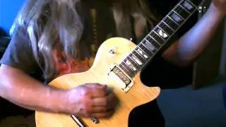 Vaschenko Custom Built Handmade Natural Blond Les Paul Standard Guitar Demonstration & Reveiw