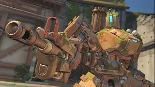 Overwatch - Overgrown Bastion Skin - Gameplay, Highlight Intros & More!