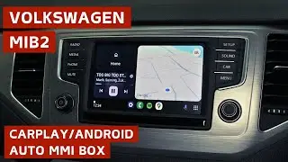 Демонстрация блока MMI Volkswagen MIB2 CarPlay/Android Auto