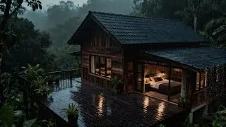 Deep Forest Rain Sounds for Sleep in the Forest at Night Sleep Fast, Relax Deep, Stress Relief