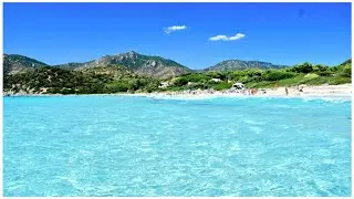 Il mare cristallino di Campulongu  ' Villasimius Sardegna 4k '