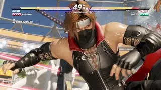 DOA6, MASTER, Hayabusa Vs NatsuMayri, Hayate, Dead or Alive 6, 4k