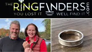 PLATINUM WEDDING BAND SLIPS OFF DOCKSIDE INTO SILTY WATERS OF LAKE ROSSEAU, ROSSEAU, ON 🇨🇦