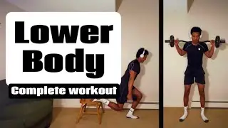 Complete Lower Body Workout! (Build Legs at Home)