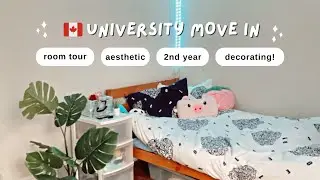 Moving into my 2nd year uni home 2022 // ROOM TOUR // Queen's Commerce // AESTHETIC